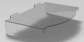 Bow Fronted Shelf Bow Fronted Shelf
