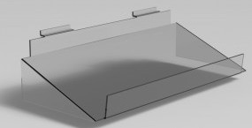 Magazine - Brochure Shelf with Upstand Magazine - Brochure Shelf with Upstand