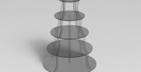 Oval showcase